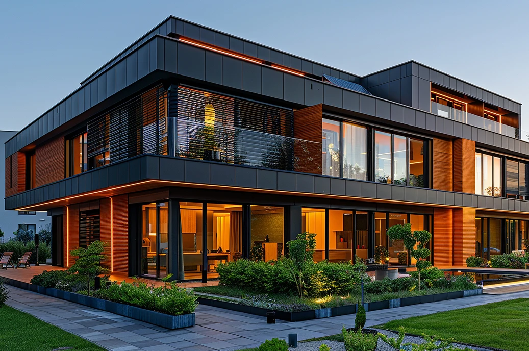 Villa contemporánea con vistas