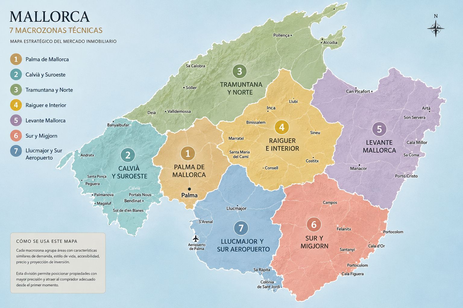 Mapa de zonas Mallorca — MATCH by Swomey